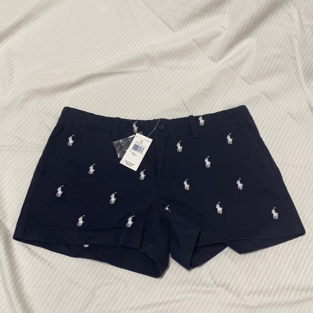 Ralph Lauren Sport Blue Cotton Shorts